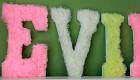 How to make three-dimensional letters - tips on how to easily and quickly make letters from cardboard, felt and paper