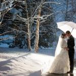 Teplo sŕdc v harmónii s chladom - svadba vo februári: priaznivé dni