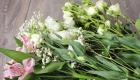 DIY bride's bouquet of fresh flowers