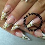 Design “Gold casting on nails Manicure gel polish casting on nails