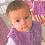 Giacca senza maniche per un ragazzo: la scelta del modello e del metodo di lavoro a maglia Gilet all'uncinetto per un bambino di 6 mesi