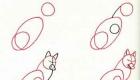 Si të vizatoni një dhelpër me laps në faza Si të vizatoni një dhelpër në faza me një laps për fëmijë